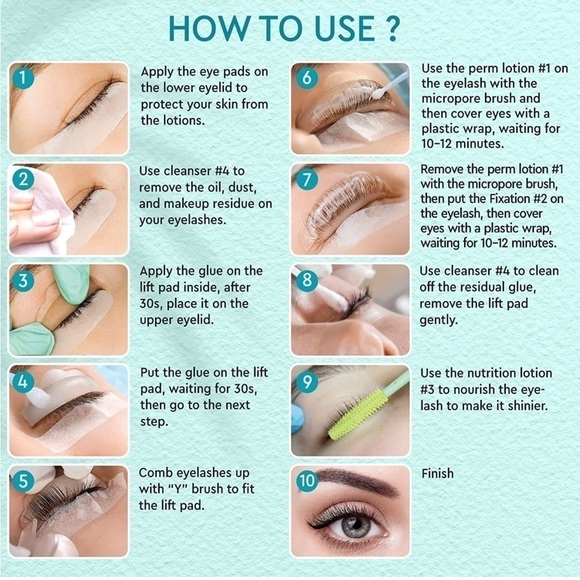 Brand New Lash Lift Kit Eyelash Perm Professional Semi-Permanent Lasts 6 Weeks - Picture 5 of 14